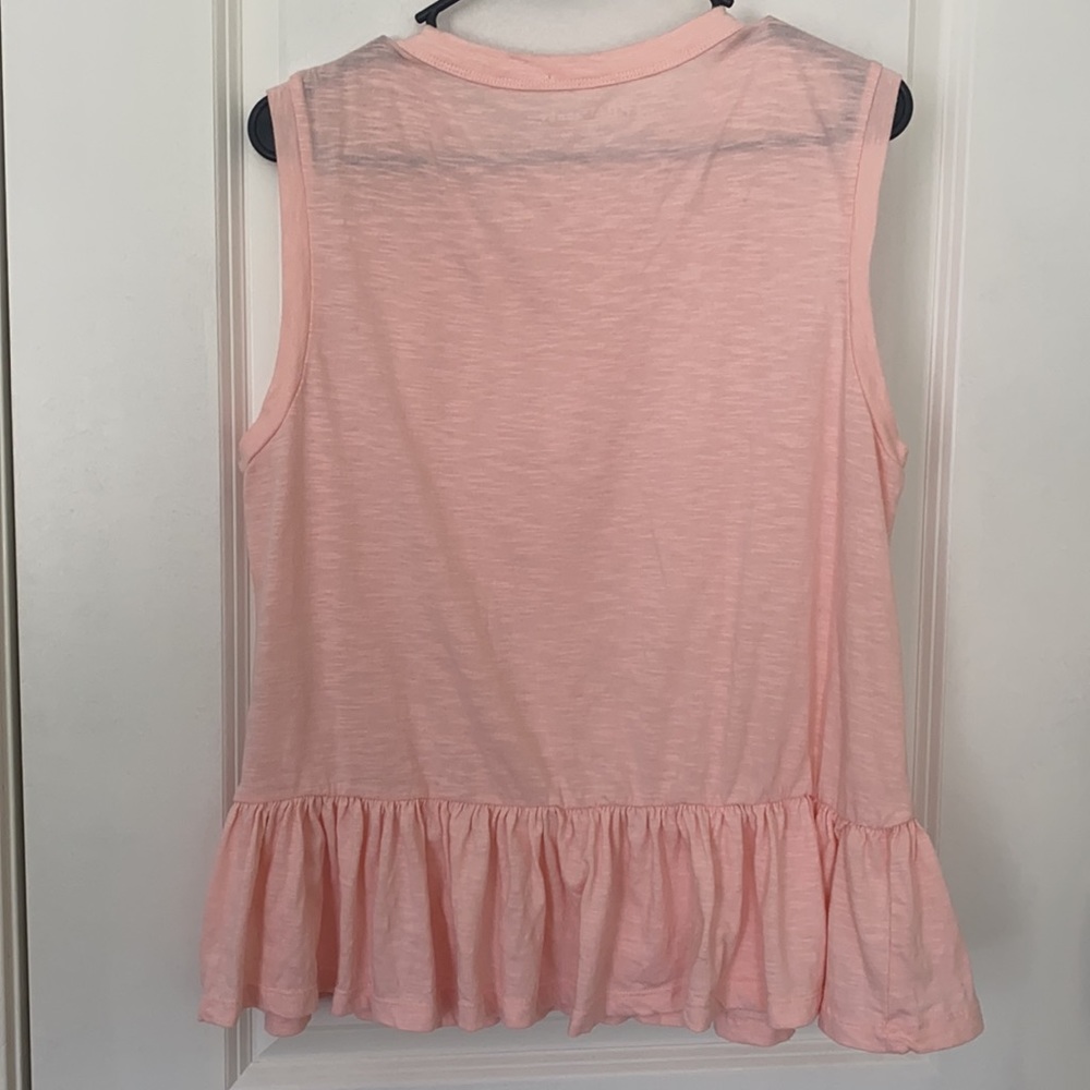 Philosophy Pink Ruffle Tank - Picture 3 of 3